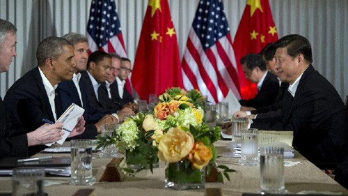 การเจรจาระหว่างผู้นำสหรัฐกับจีน - ảnh 1